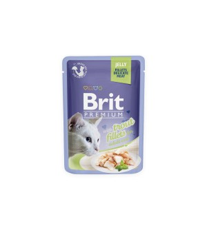 BRIT PREMIUM Cat Delicate Trout/Jely konservai katėms 85g
