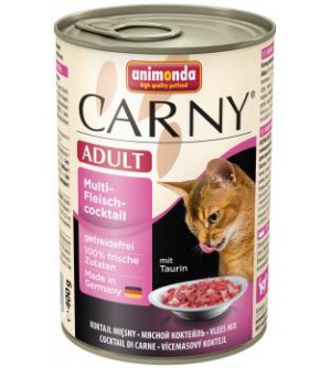 Animonda Carny Adult konservai katėms su įvairių rūšių mėsa