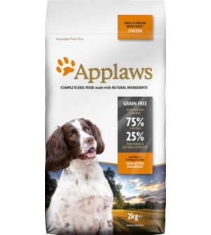 Applaws Dog Adult Small & Medium With Chicken sausas maistas šunims