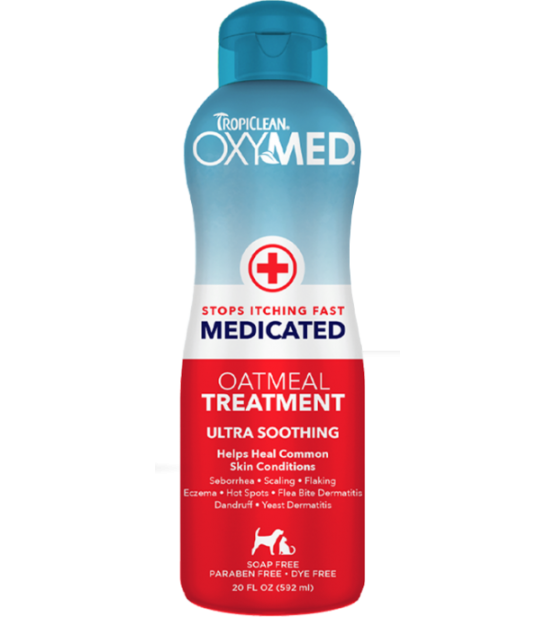 Tropiclean OxyMed Medicated gydomoji skalavimo priemonė