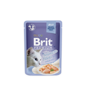 BRIT PREMIUM Cat Delicate Salm/Jelly konservai katėms 85g