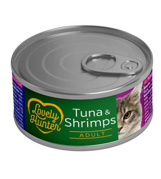 Lovely Hunter Tuna & Shrimps konservai katėms