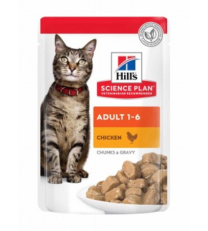 Hills Sp Adult Feline Chicken pouch