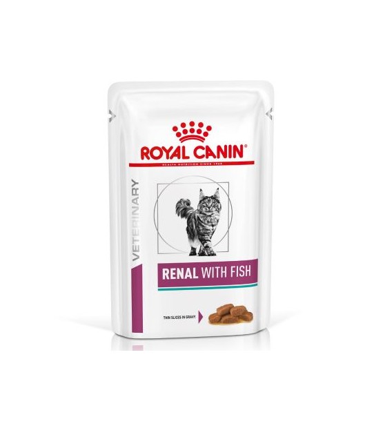 Royal Canin VD Feline Renal with fish pouch