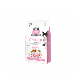 Brit Care Cat GF Sterilized Sensitive sausas maistas katėms