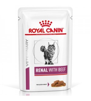 Royal Canin VD Feline Renal beef pouch