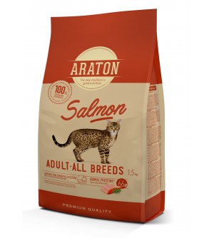 Araton Cat Adult Salmon sausas maistas katėms