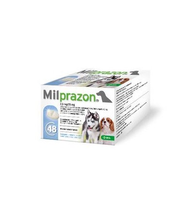Milprazon 2,5 mg/25 mg šunims ir šuniukams, N1