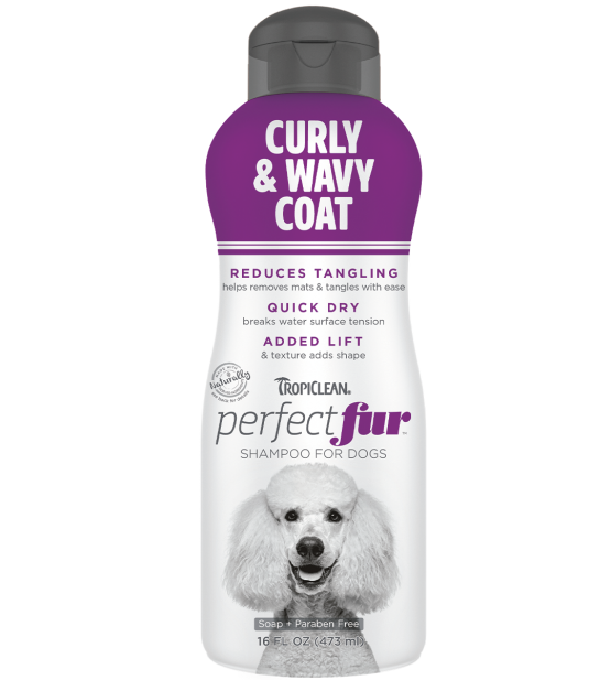 Tropiclean PerfectFur Curly & Wavy Coat šampūnas šunims, 473ml