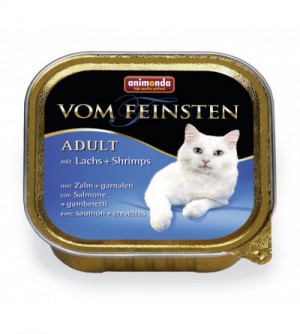 Animonda Vom Feinsten Classic konservai katėms su lašiša ir krevetėmis