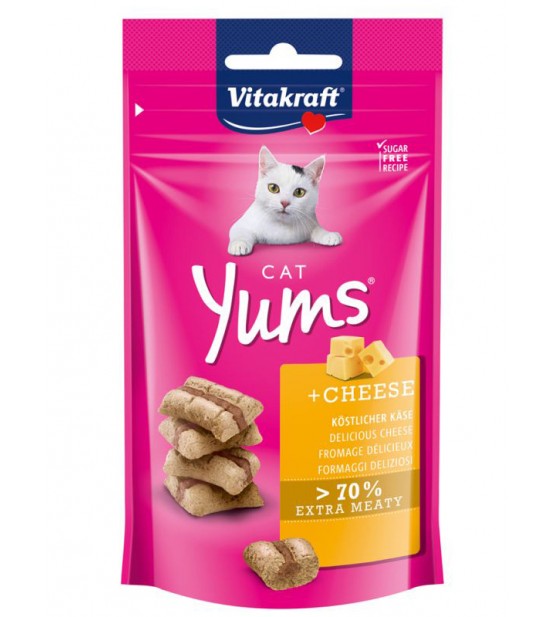Vitakraft Cat Yums skanėstas su sūriu 40g