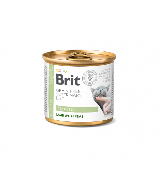 Brit GF Veterinary Diets Diabetes konservai katėms, 200g