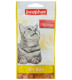 Beaphar Vit Bits Kačių skanėstai su multivitaminų pasta