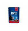 BRIT PREMIUM Cat Pouch Beef Stew Peas konservai katėms 100g