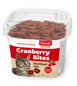 Sanal skanėstai sterilizuotoms katėms Cranberry Bites 75g