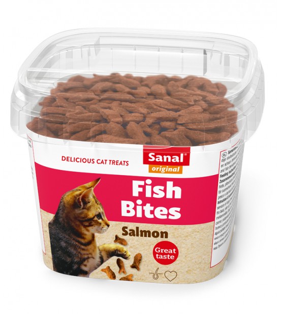 Sanal skanėstai katėms Fish bites 75g