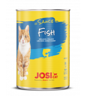 Josera JosiCat Fish in Sauce konservai su žuvimi katėms