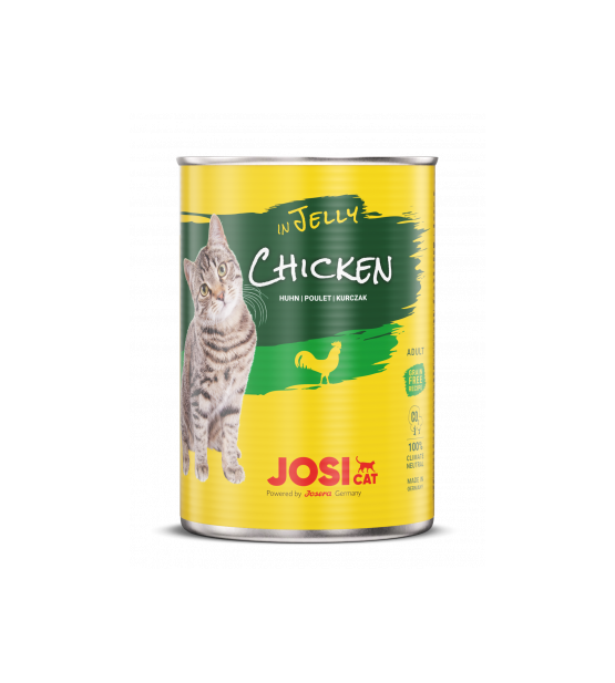 Josera JosiCat Chicken in Jelly konservai su vištiena katėms