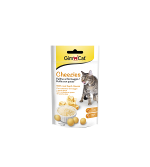 GimCat Cheezies skanėstai katėms su kietuoju sūriu 50g