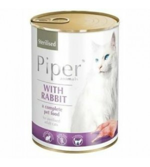 PIPER Cat Rabbit Sterilized konservai katėms