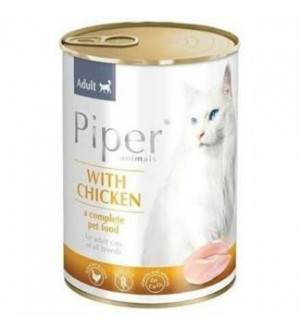 PIPER Cat Adult with chicken konservai katėms