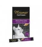 Miamor Cat Cream skanėstai su salyklu ir sūriu katėms