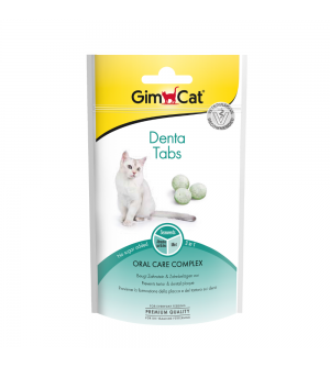 GimCat Denta Tabs pašaro papildas katėms