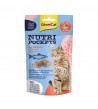GimCat Nutri Pockets skanėstai su žuvimi ir lašiša katėms