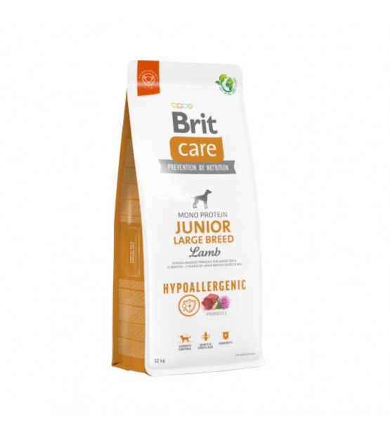 Brit Care Hypoallergenic Junior Large Breed Lamb sausas pašaras šunims