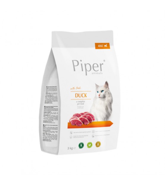 Piper sausas pašaras su antiena katėms