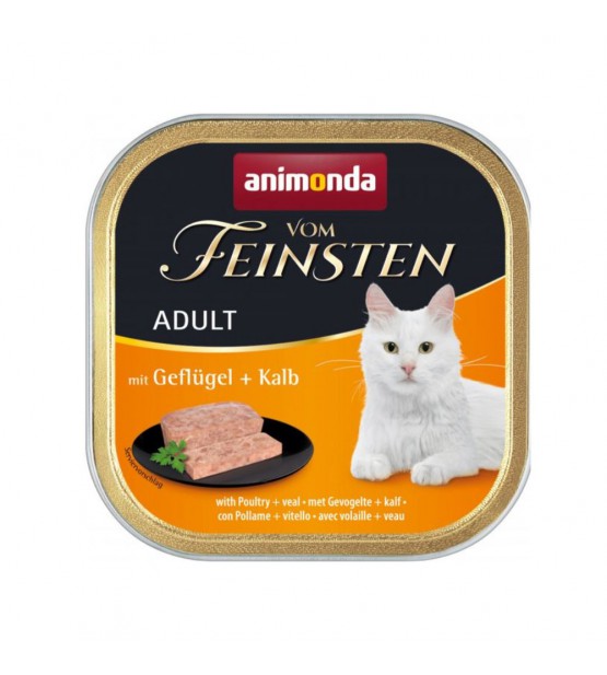 Animonda Vom Feinstein konservai su paukštiena ir veršiena katėms