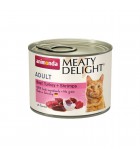 Animonda Meaty Delight konservai su jautiena, kalakutiena ir krevetėmis katėms