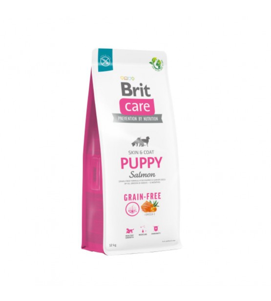 Brit Care Grain-free Puppy Salmon sausas pašaras šuniukams