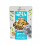 Applaws Taste Toppers sauso pašaro pagardas su balta žuvimi, lašiša ir daržovėmis padaže šunims