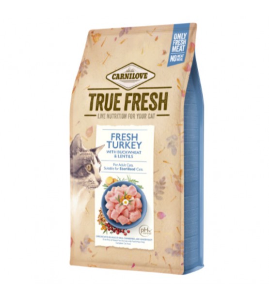 CARNILOVE True Fresh Turkey sausas pašaras katėms