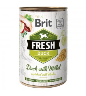 Brit Fresh Duck & Millet konservai šunims
