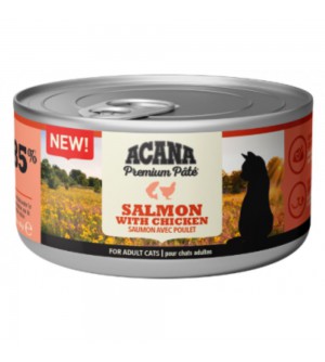 Acana Premium Pate konservai su lašiša ir vištiena katėms