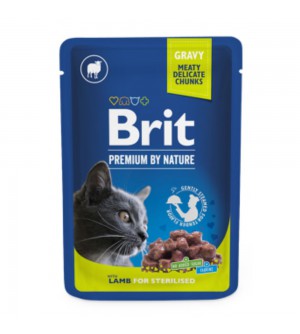 Brit Premium Lamb Sterilized konservai sterilizuotoms katėms
