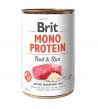Brit Care Mono Protein Beef & Rice vieno baltymo konservai šunims