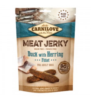 Carnilove Meat Jerky Duck & Herring Fillet skanėstai šunims