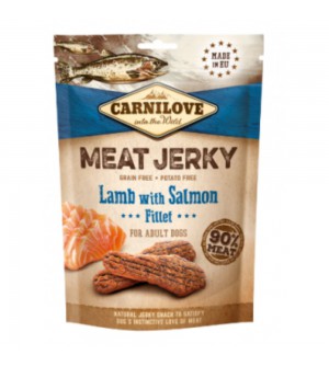 Carnilove Meat Jerky Lamb & Salmon Fillet skanėstai šunims