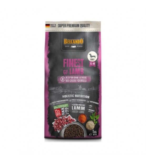 Belcando Finest Grain-Free Lamb sausas begrūdis maistas su ėriena šunims