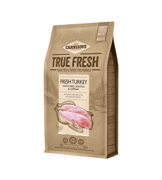 Carnilove True Fresh Turkey sausas maistas šunims