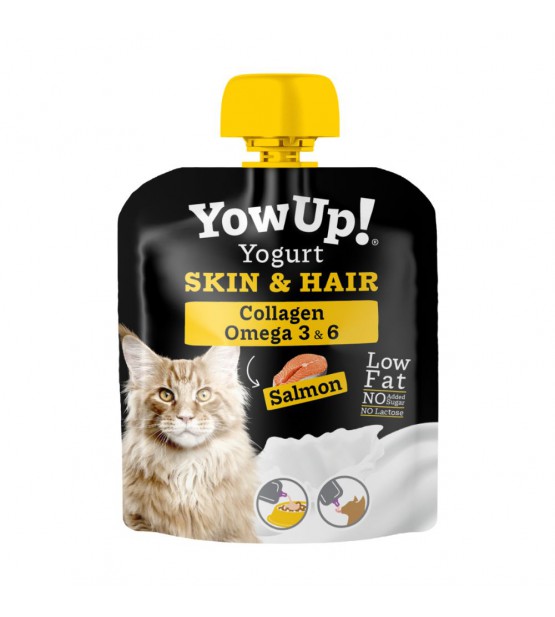 YowUp Skin & Hair jogurtas su lašiša katėms