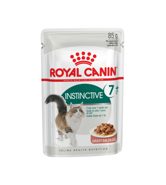 Royal Canin Instinctive +7 in Gravy konservai katėms
