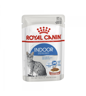 Royal Canin Indoor Sterilised in Gravy konservai katėms