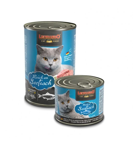 Leonardo Oceanfish konservai su žuvimi katėms