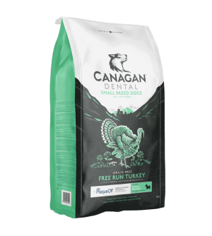 Canagan Free Run Turkey Dental sausas maistas mažų veislių šunims