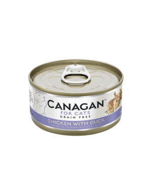 Canagan konservai su vištiena ir antiena natūraliose savo sultyse katėms