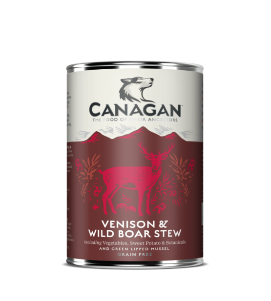 Canagan Venison & Wild Boar Stew konservai su elniena ir šerniena šunims